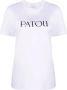Patou T-shirt met logoprint Wit - Thumbnail 1