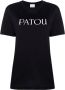 Patou T-shirt met logoprint Zwart - Thumbnail 1