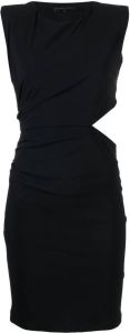 Patrizia Pepe Asymmetrische mini-jurk Zwart