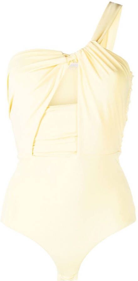 Patrizia Pepe Asymmetrische top Geel