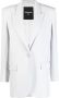 Patrizia Pepe Blazer met enkele knoop Grijs - Thumbnail 1