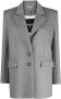 Patrizia Pepe Blazer met enkele rij knopen Grijs - Thumbnail 1