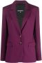 Patrizia Pepe Blazer met twee knopen Paars - Thumbnail 1