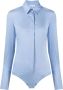 Patrizia Pepe Body met blouse Blauw - Thumbnail 1