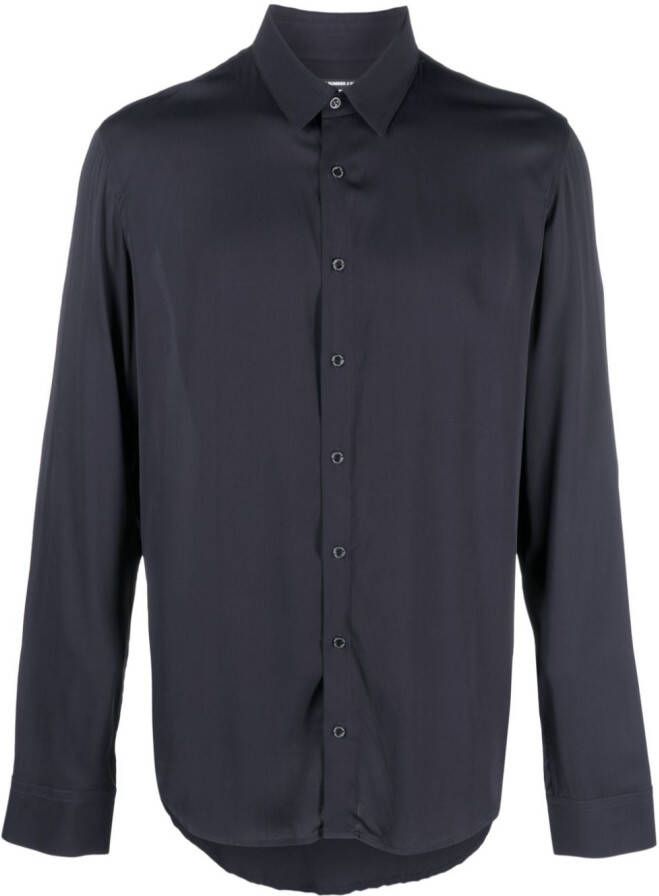 Patrizia Pepe Button-up overhemd Blauw