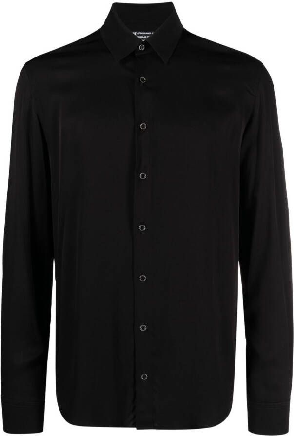 Patrizia Pepe Button-up overhemd Zwart