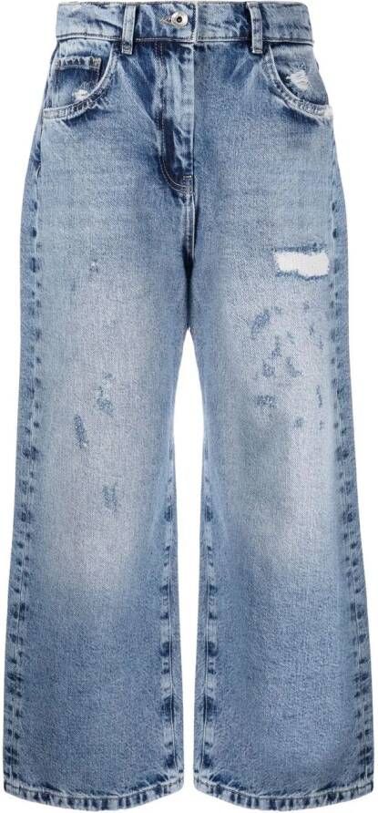 Patrizia Pepe Cropped jeans Blauw