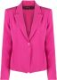 Patrizia Pepe Blazer met enkele rij knopen Roze - Thumbnail 1