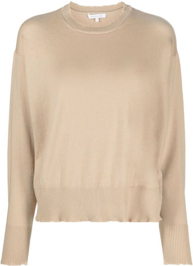 Patrizia Pepe Fijngebreide trui Beige