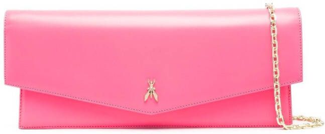 Patrizia Pepe Fly Bamby clutch Roze