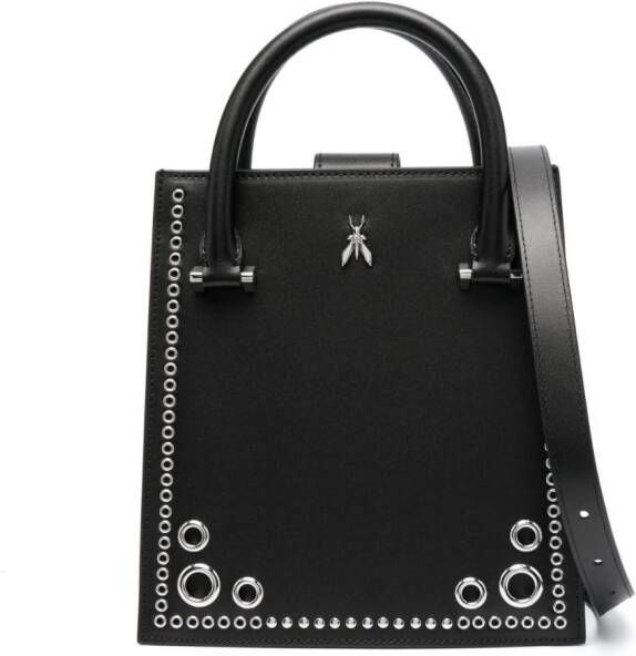 Patrizia Pepe Fly Bamby shopper met ringlets Zwart