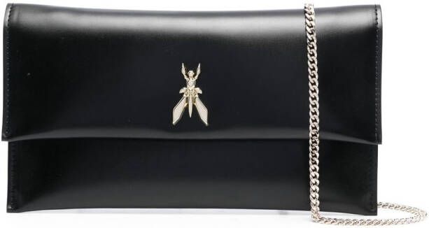 Patrizia Pepe Fly Ceremony leren tas Zwart