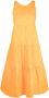 PATRIZIA PEPE Jurk Uitlopende enkellange jurk Yellow Dames - Thumbnail 1
