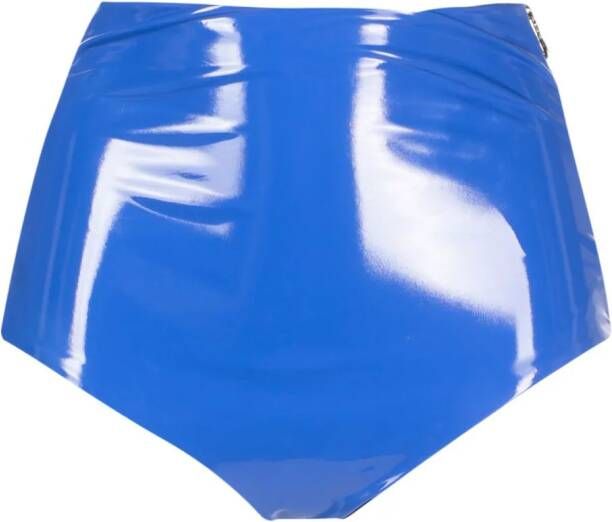 Patrizia Pepe High waist shorts Blauw