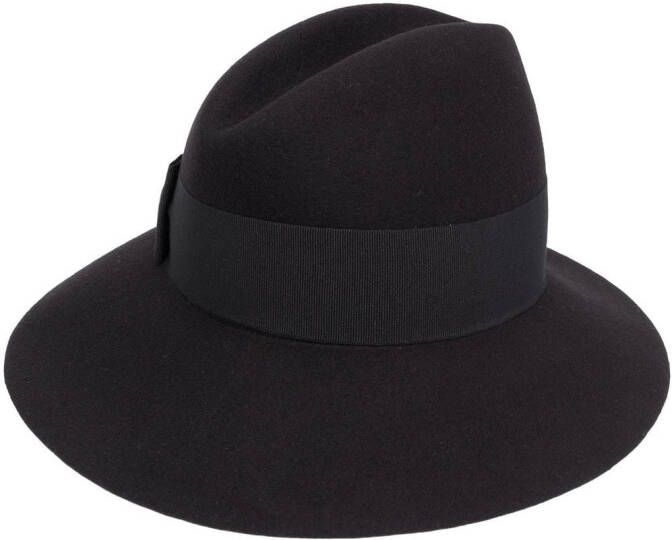PATRIZIA PEPE Zwarte wollen hoed voor vrouwen Black Dames