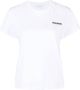 Patrizia Pepe T-shirt met geborduurd logo Wit - Thumbnail 1
