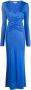 Patrizia Pepe Maxi-jurk met open rug Blauw - Thumbnail 1