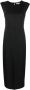 Patrizia Pepe Mini-jurk met krijtstreep Zwart - Thumbnail 1