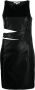 Patrizia Pepe Mini-jurk met V-hals Zwart - Thumbnail 1