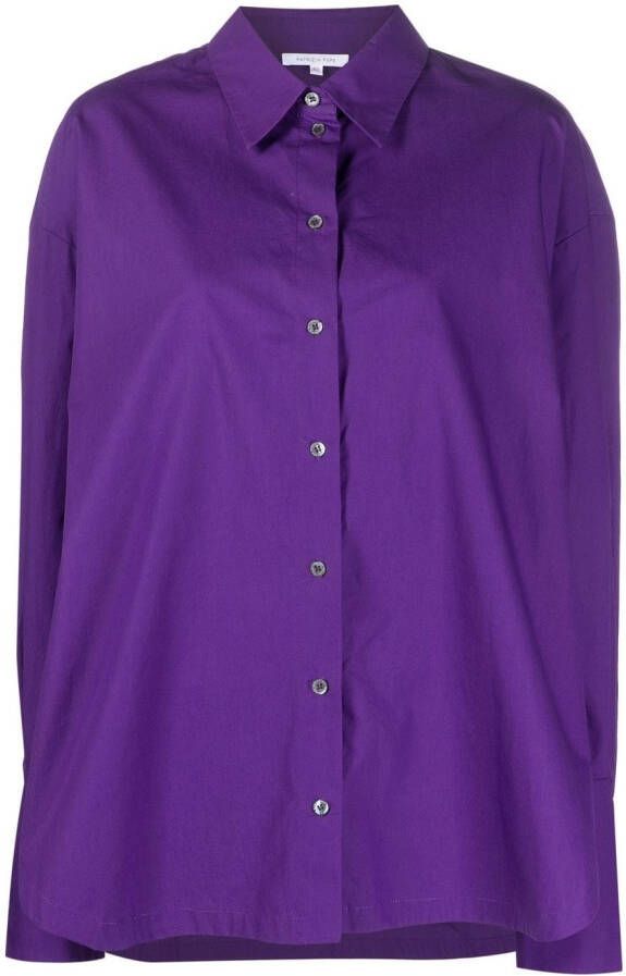 Patrizia Pepe Oversized blouse Paars