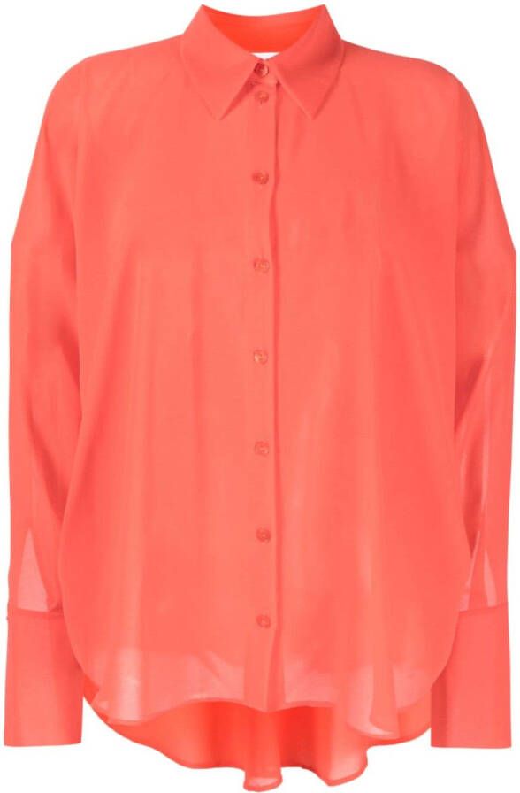 Patrizia Pepe Oversized blouse Oranje
