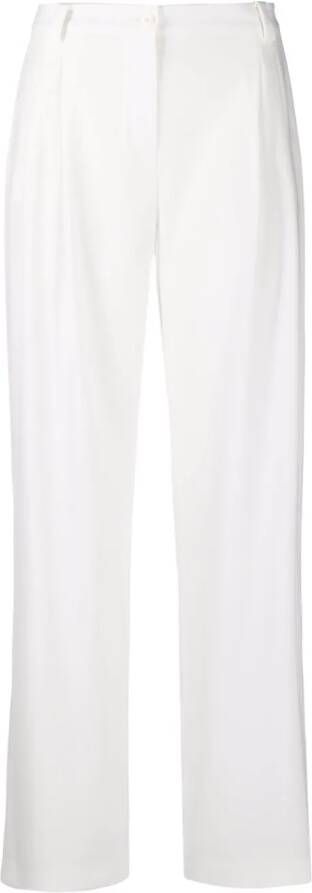 PATRIZIA PEPE Essentiële Palazzo Broek White Dames
