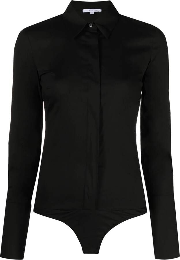 Patrizia Pepe Popeline body Zwart