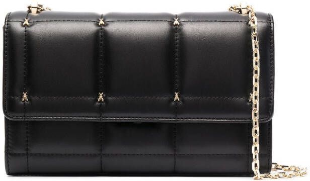 Patrizia Pepe Schoudertas met gewatteerd detail Zwart