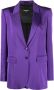 PATRIZIA PEPE Jackets Jas met twee knoppen blazer Black Purple Dames - Thumbnail 1