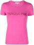 Patrizia Pepe T-shirt met logo Roze - Thumbnail 1