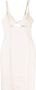 PATRIZIA PEPE Open Rug Sheath Jurk White Dames - Thumbnail 1