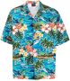 Paul & Shark Overhemd met bloemenprint Blauw - Thumbnail 1