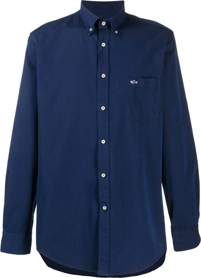 Paul & Shark Button-down overhemd Blauw