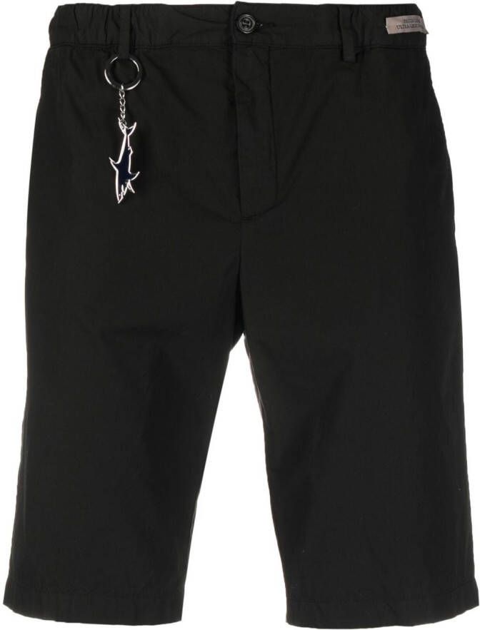 Paul & Shark Shorts met elastische tailleband Zwart