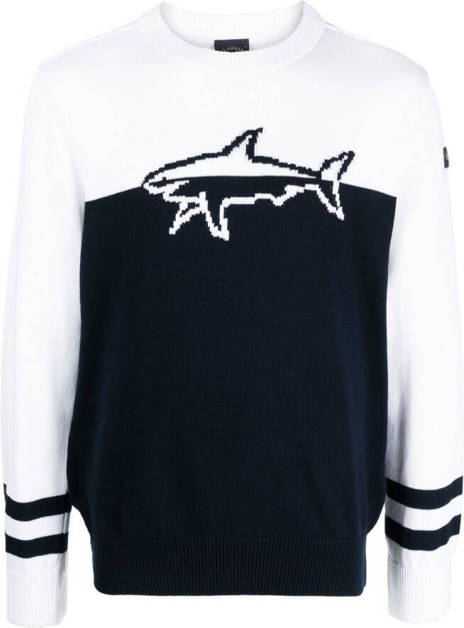 Paul & Shark Trui met logo-jacquard Blauw