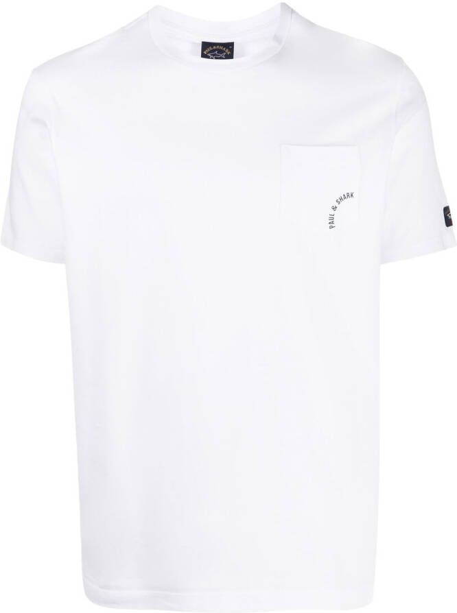 Paul & Shark T-shirt van biologisch katoen Wit