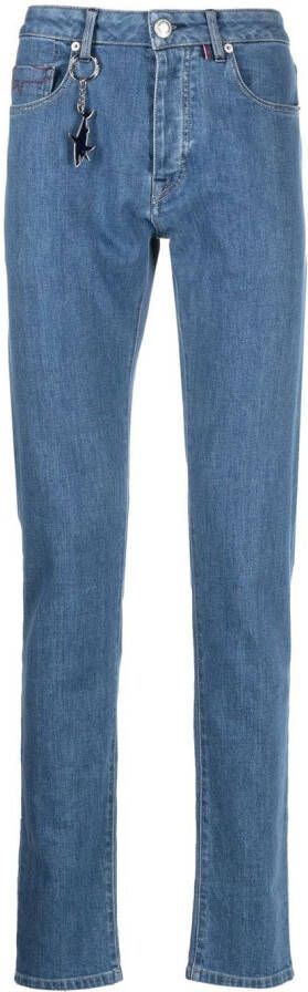 Paul & Shark Slim-fit jeans Blauw