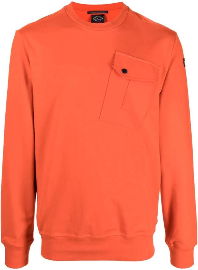 Paul & Shark Sweater met borstzak Oranje
