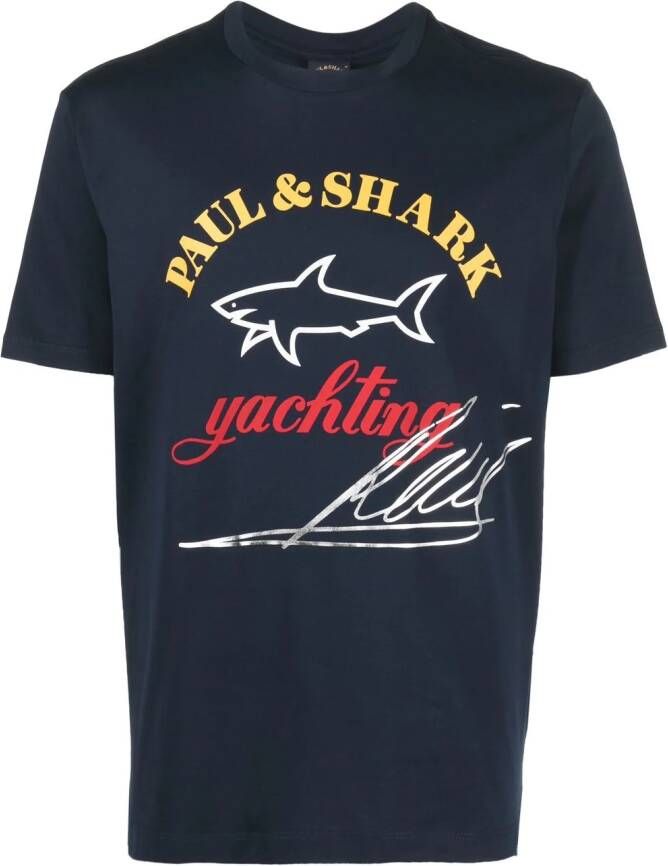 Paul & Shark T-shirt met korte mouwen Blauw