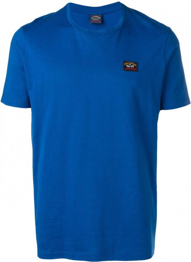Paul & Shark T-shirt met ronde hals Blauw
