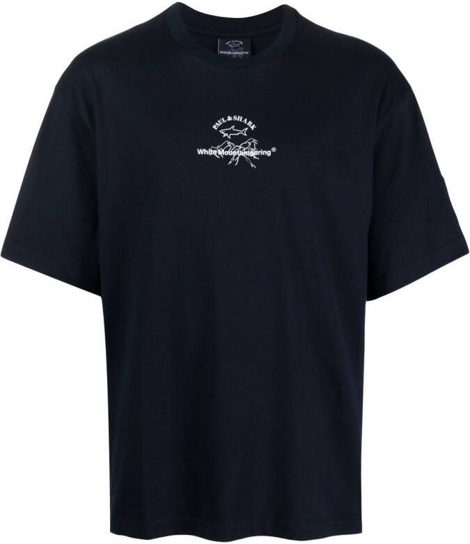 Paul & Shark x White Mountaineering T-shirt Blauw