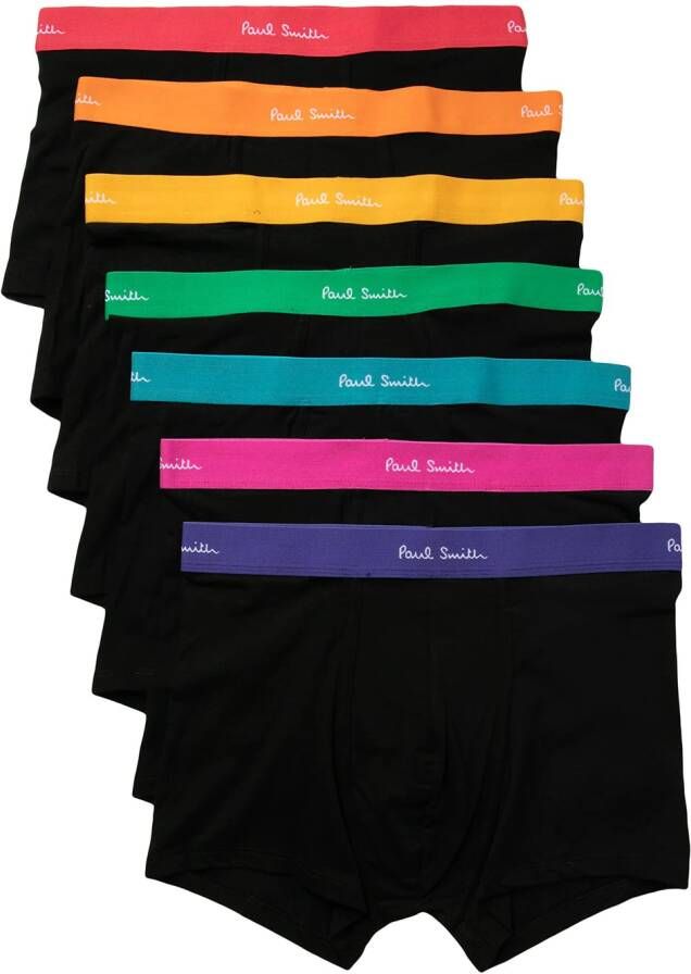 Paul Smith Boxershorts met logoband Zwart
