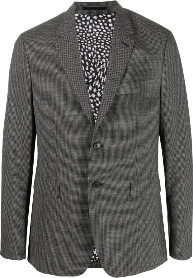 Paul Smith Geruite blazer Zwart