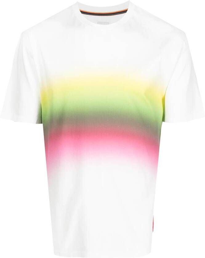 Paul Smith Gestreept T-shirt Wit