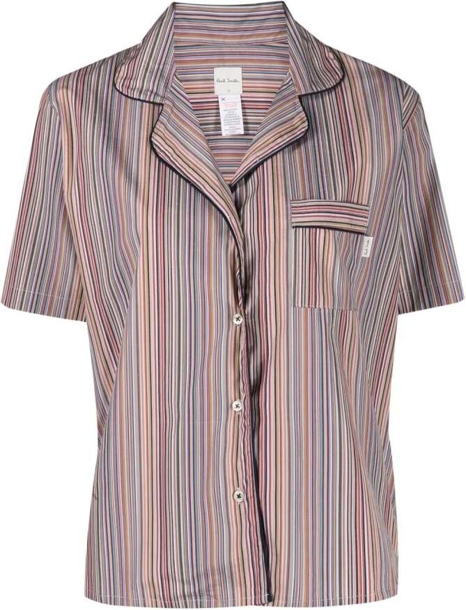 Paul Smith Gestreepte pyjama Blauw