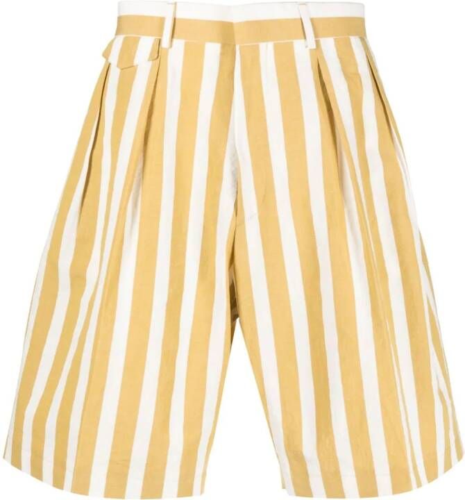 Paul Smith Gestreepte shorts Geel