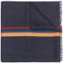 Paul Smith Gestreepte sjaal Blauw - Thumbnail 1