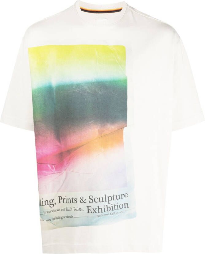 Paul Smith T-shirt met print Beige