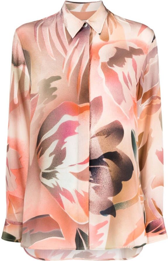 Paul Smith Blouse met print Roze