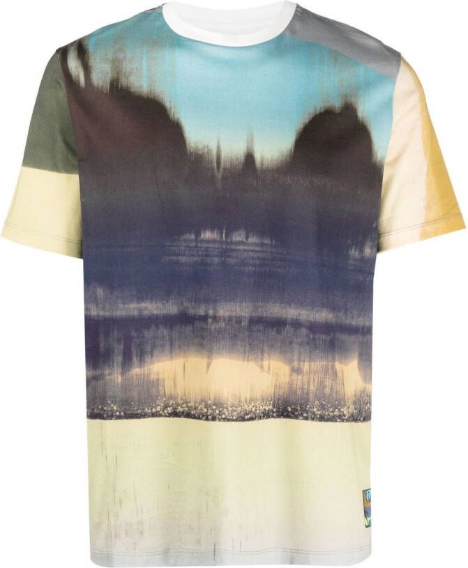 Paul Smith T-shirt met grafische print Blauw